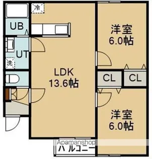 スペース北浜【1階】の間取り
